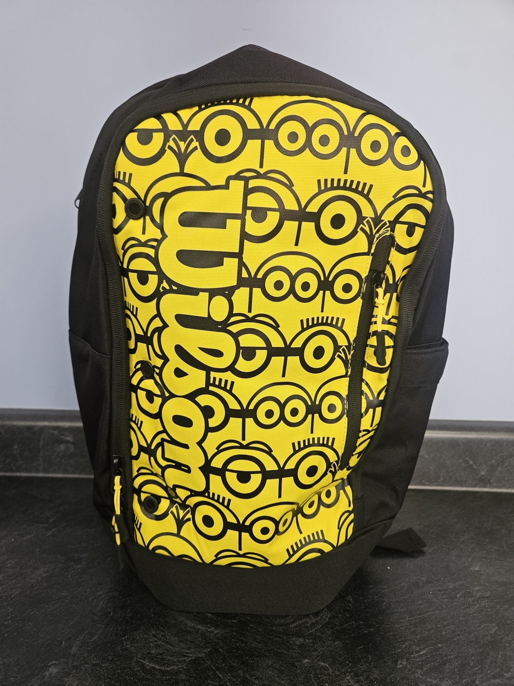 Wilson Yellow and Black Graphic Backpack - Men's Casual Pack